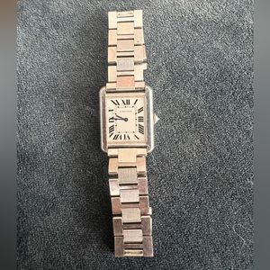Cartier stainless Tank Solo